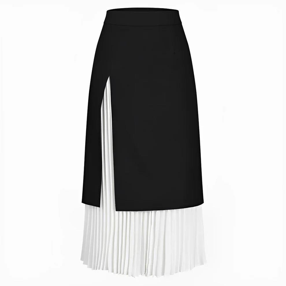 Verna - Elegant Pleated Maxi Skirt