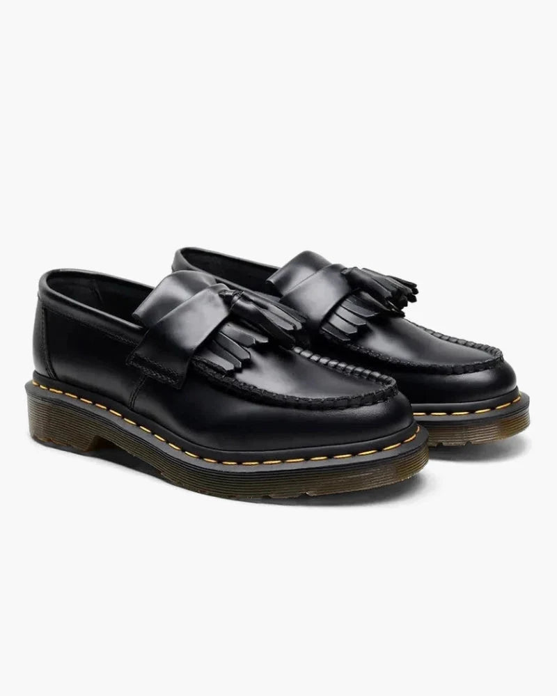 Mocasines De Cuero Con Borlas Y Suela Gruesa Para Hombre