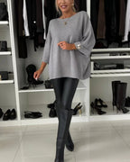 Blusa Moderna de Mujer con Corte Holgado Elegante
