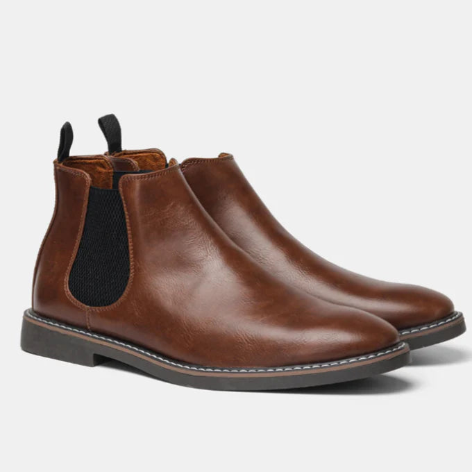 Dinis - Botines Chelsea de Cuero para Hombre