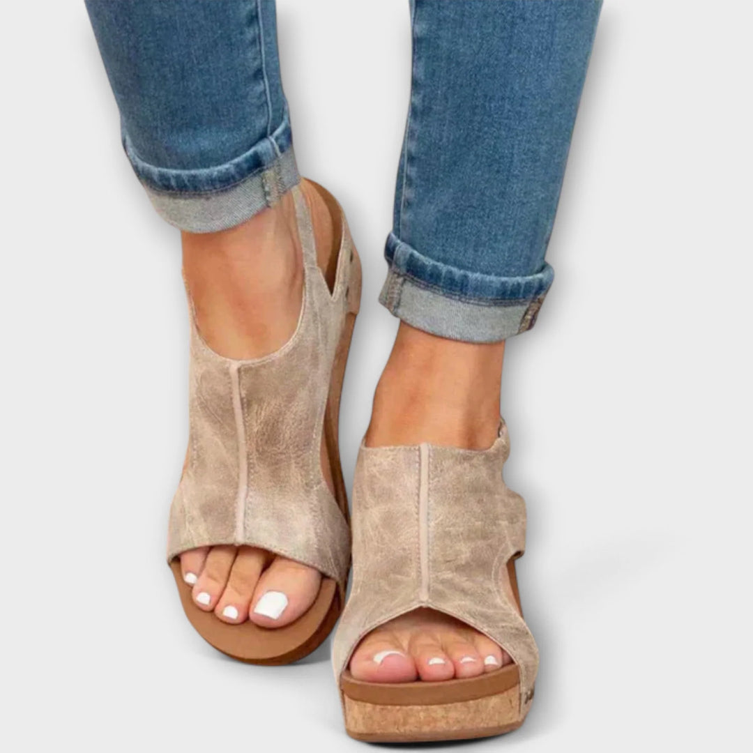 Lina - Sapatos Ortopédicos com Salto Anabela