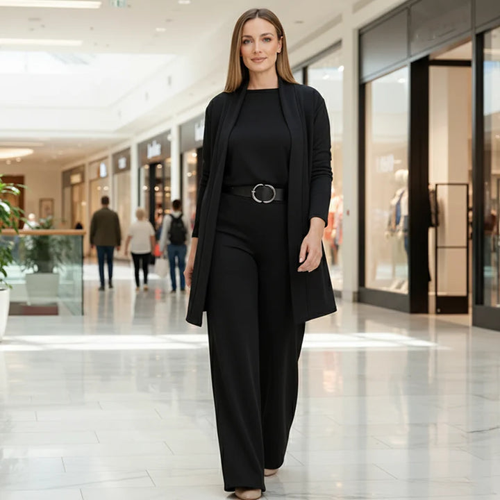 Amira™ - Conjunto Luxuoso e Confortável de Três Peças para Mulher