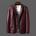 Chaqueta de cuero premium