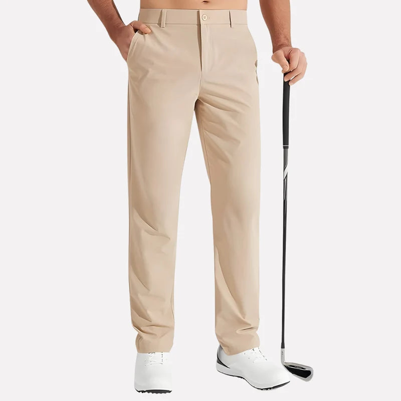 CALÇAS DE GOLFE PARA HOMEM JUSTAS COM ELASTICIDADE E DESEMPENHO