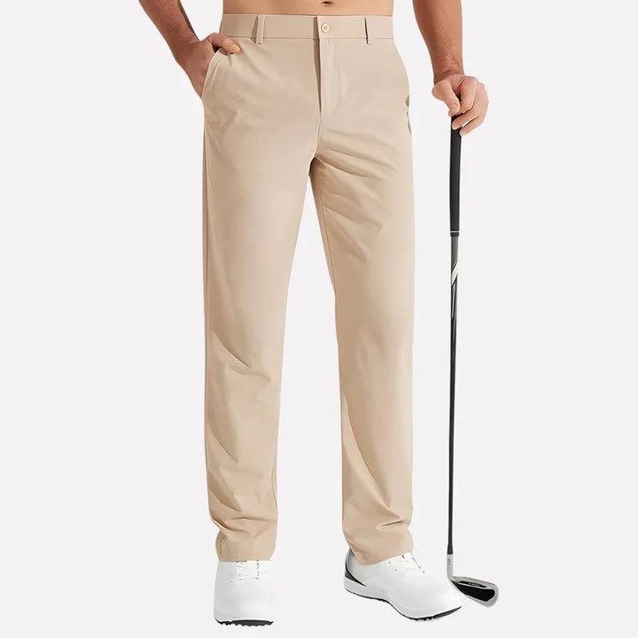 CALÇAS DE GOLFE PARA HOMEM JUSTAS COM ELASTICIDADE E DESEMPENHO