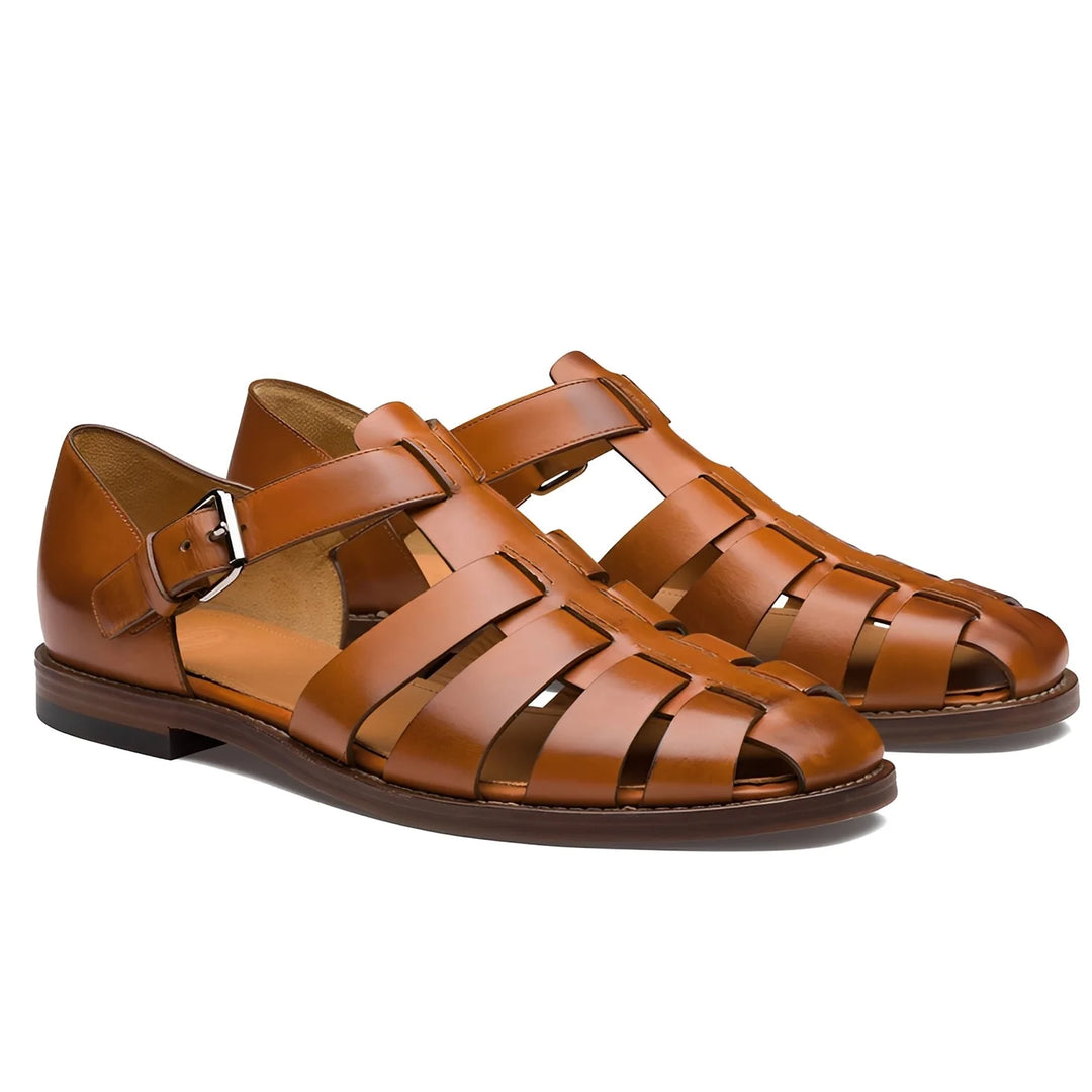 Sandalias Masculinas Elegantes Con Hebilla – Sandalias Cómodas Para Verano, Vacaciones Y Ocio