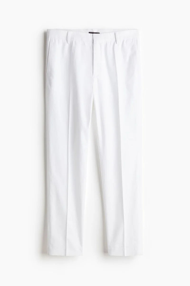 Pantalones Tailor Made De Rayas Para Hombre - Casual Inteligente Y Elegante