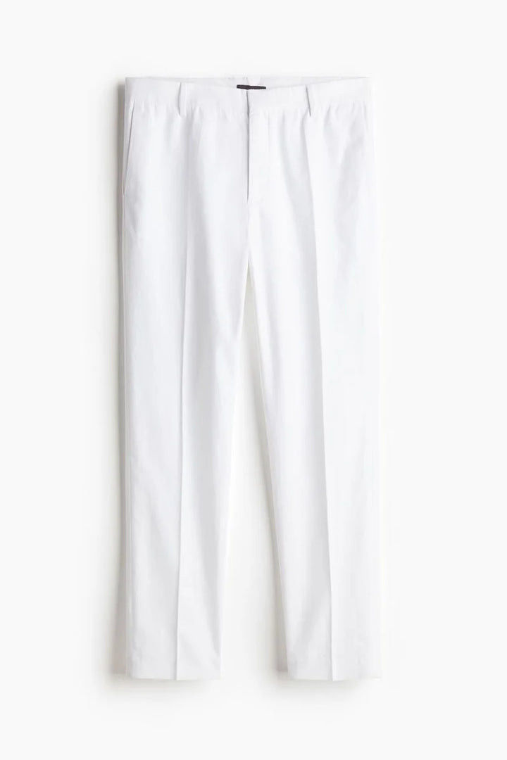 Pantalones Tailor Made De Rayas Para Hombre - Casual Inteligente Y Elegante