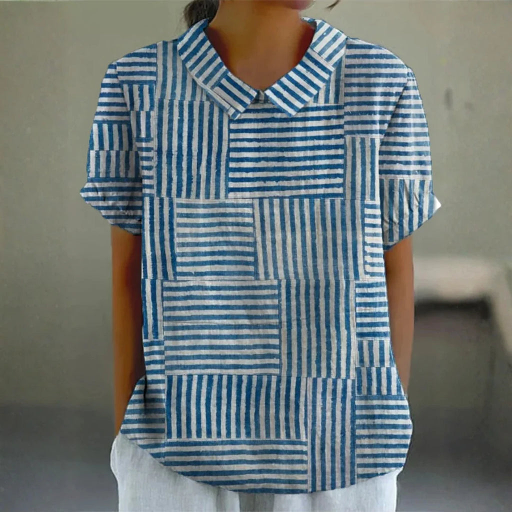 AMÉLIA - CAMISA DE PATRÓN DE RAYAS