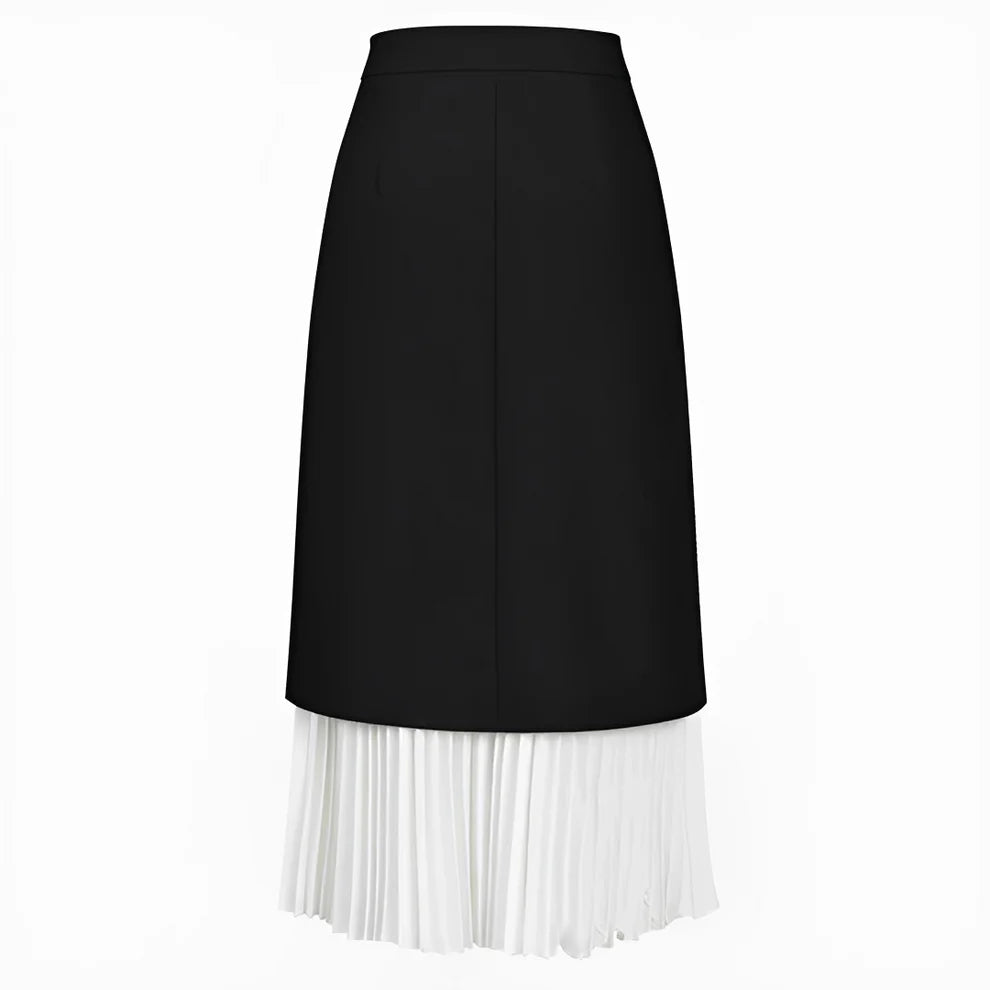 Verna - Elegant Pleated Maxi Skirt