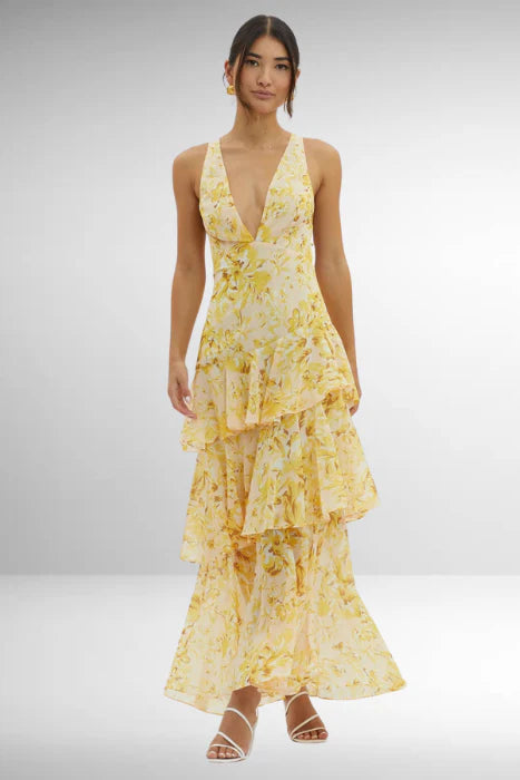 Eli - Vestido Comprido Elegante de Verão