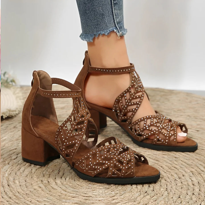Verónica | sandalias elegantes de tacón alto