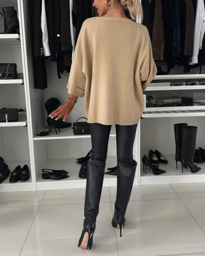 Blusa Moderna de Mujer con Corte Holgado Elegante