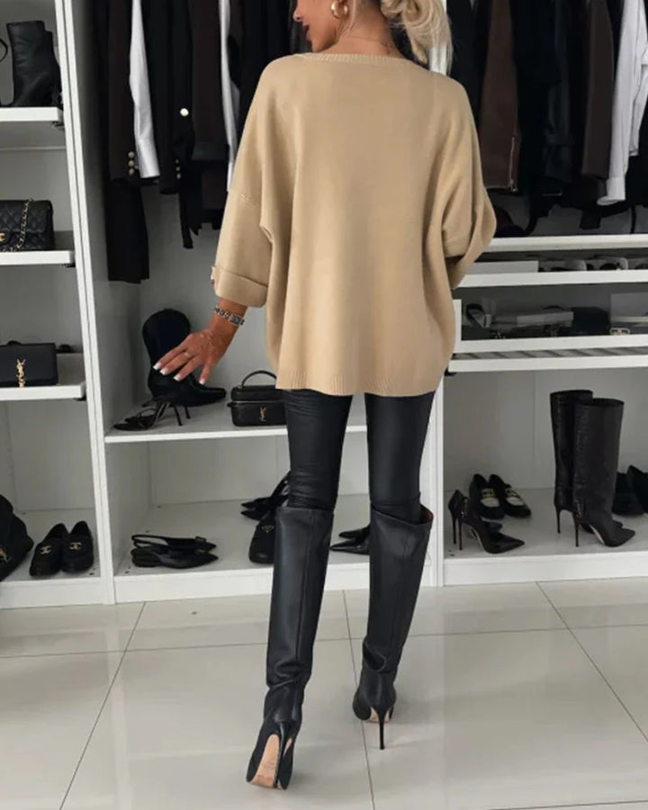 Blusa Moderna de Mulher com Corte Folgado Elegante