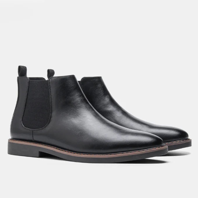 Dinis - Botines Chelsea de Cuero para Hombre