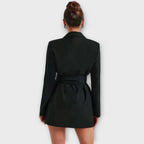 VESTIDO BLAZER CON ESCOTE EN v