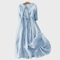 Vestido con cuello elegante