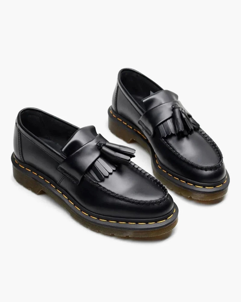 Mocasines De Cuero Con Borlas Y Suela Gruesa Para Hombre