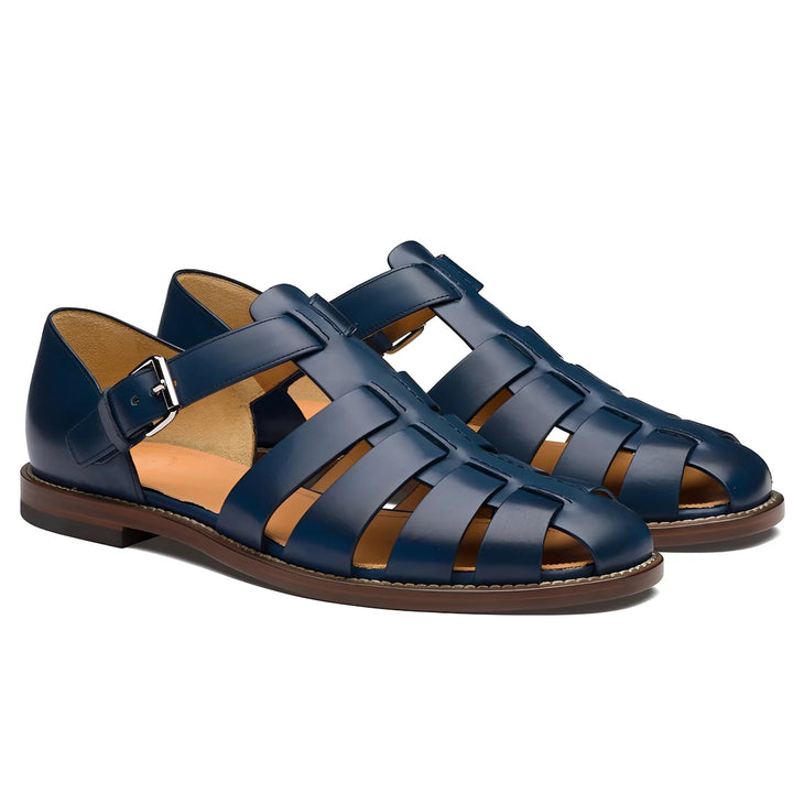 Sandalias Masculinas Elegantes Con Hebilla – Sandalias Cómodas Para Verano, Vacaciones Y Ocio