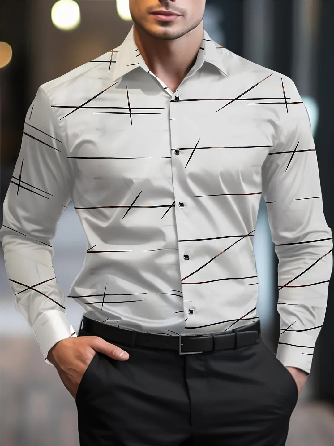Henry™ - Camisa Slim Casual Para Hombre