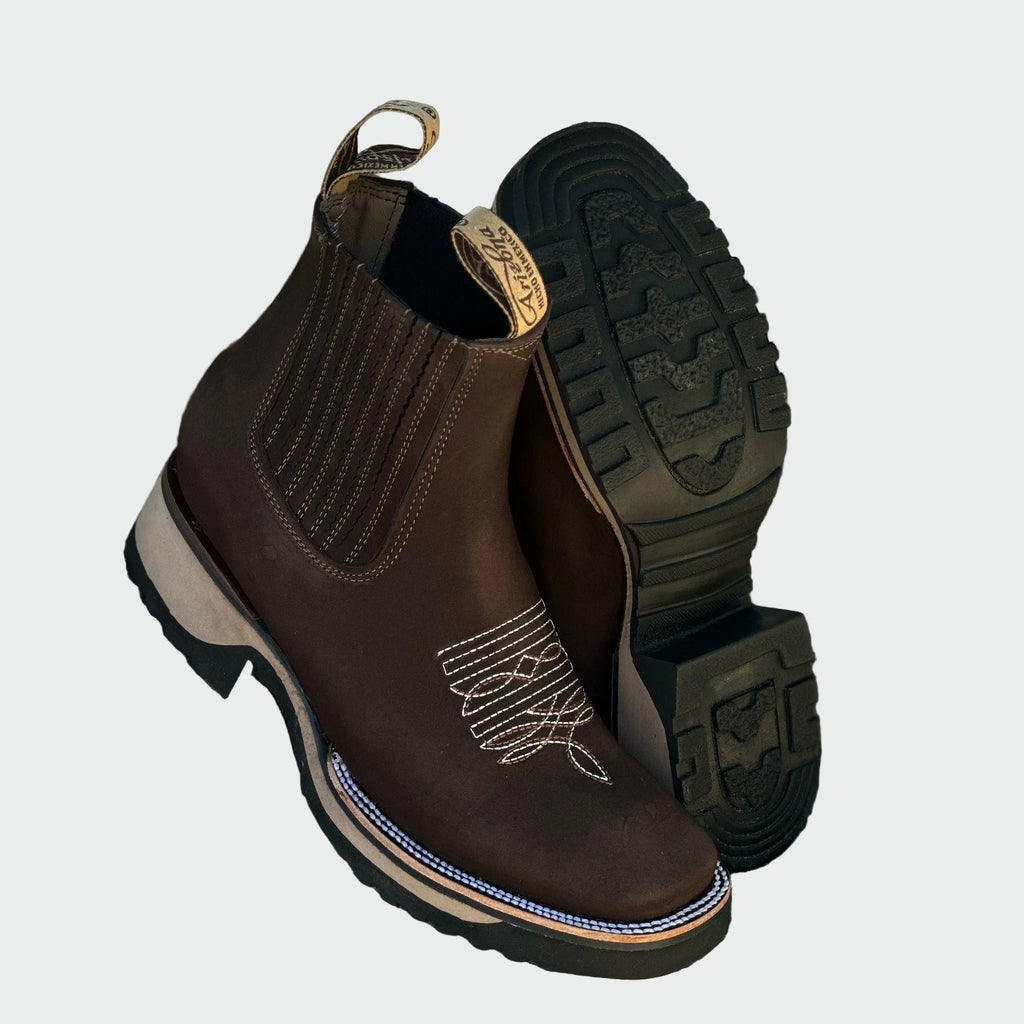 BOTAS COWBOY DE CUERO CON BORDADOS WESTERN