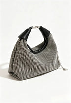 Bolso hobo tejido calado estilo vacaciones minimalista k26052006
