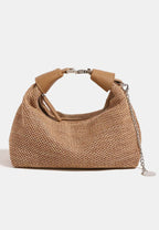 Bolso hobo tejido calado estilo vacaciones minimalista k26052006