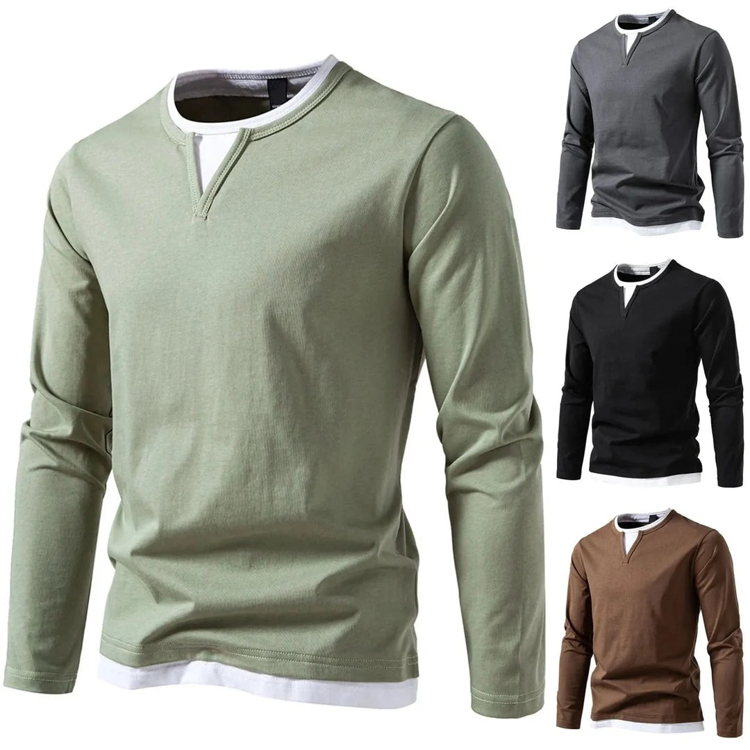 Jacob - Camisa Henley De Manga Larga