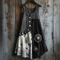 - VESTIDO TIRANTES VAQUERO PATCHWORK ENCAJE FLORAL