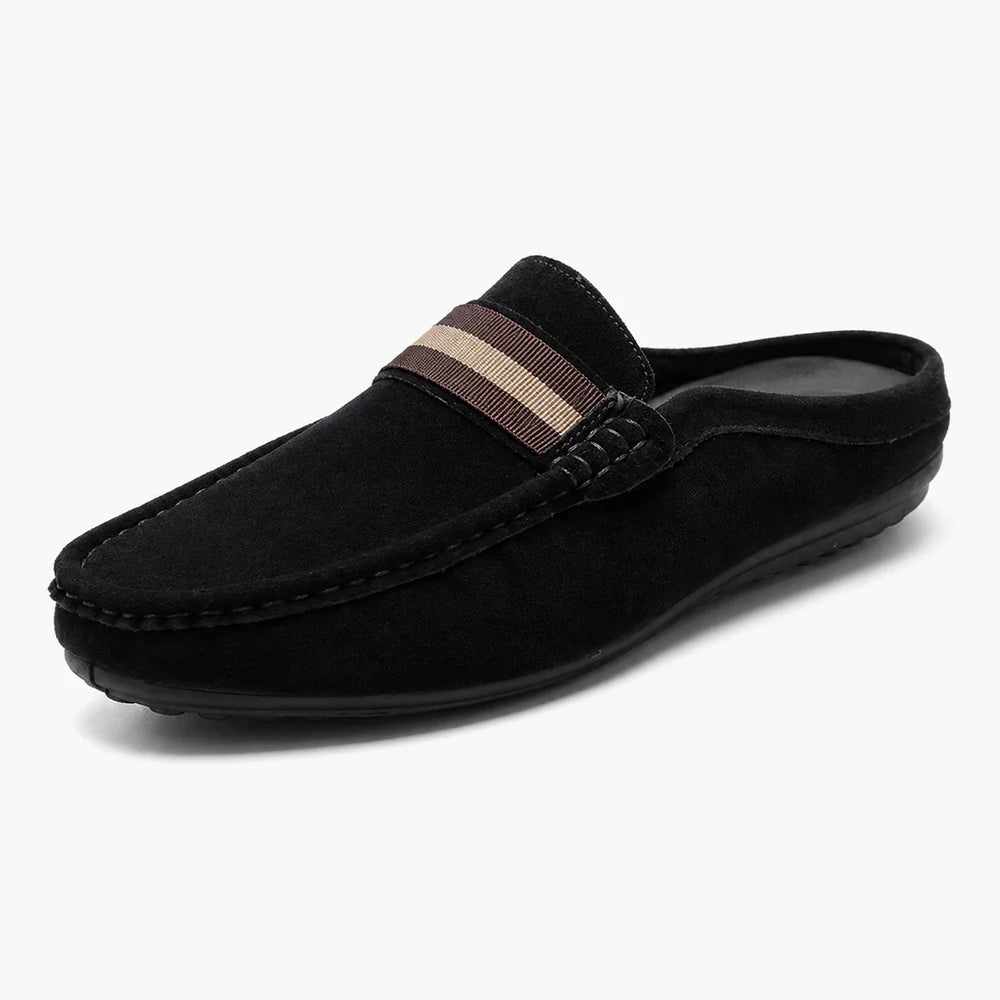 Mocasines Slip-on Para Hombre Con Talón Abierto Zapatos Casuales Cómodos