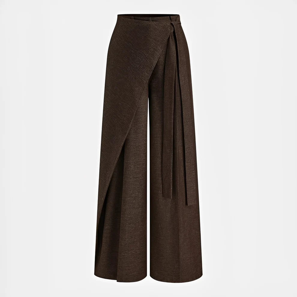 Leilani - Pantalones Asimétricos De Pierna Ancha
