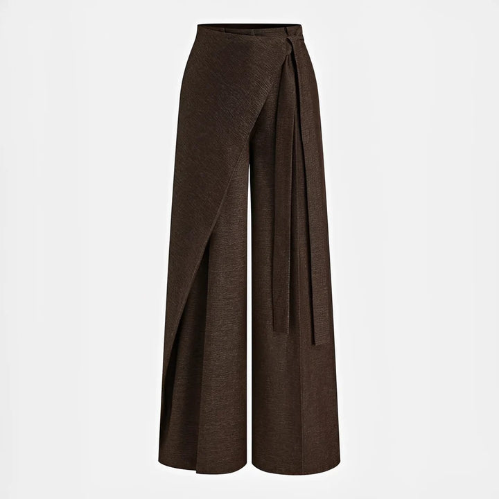 Leilani - Pantalones Asimétricos De Pierna Ancha