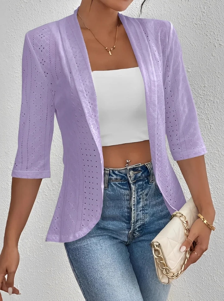 Melissa - Stylish Coat With Shawl