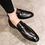 Mocasines de piel chic