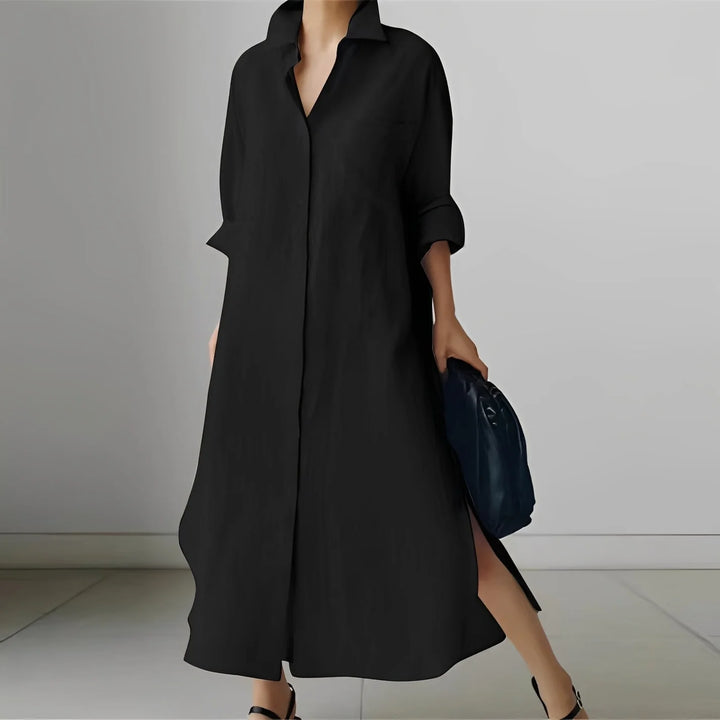 Patricia | Vestido-camisa Casual Oversize Para Mujer