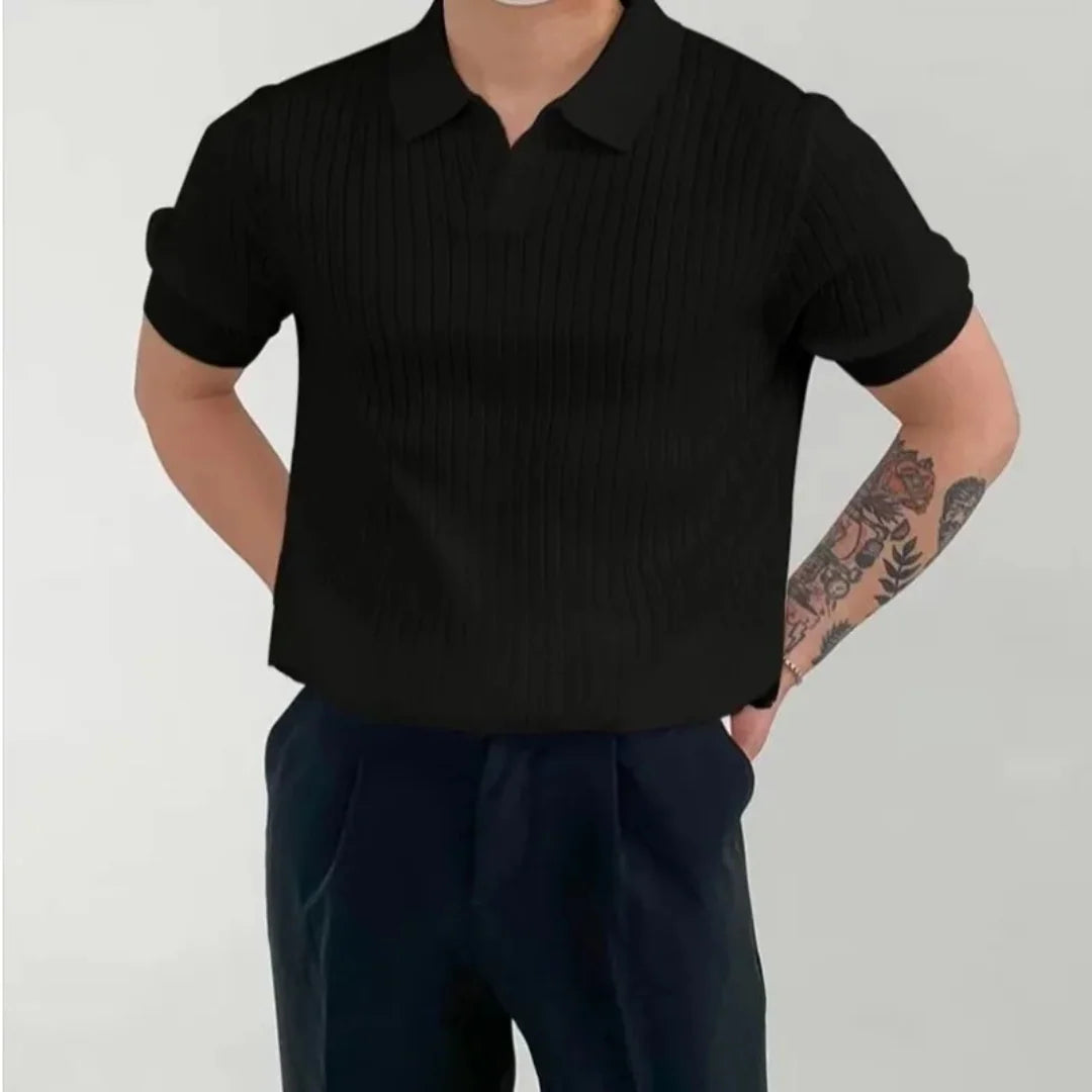 Cristiano - Polo Elegante Acanalado