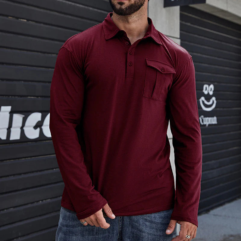 José - Camisa Casual com Bolsos