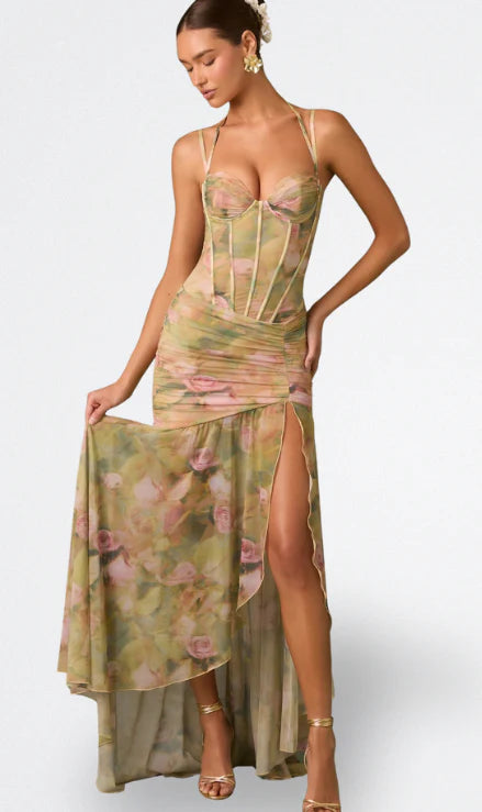 Isamara - Vestido Largo Con Corsé