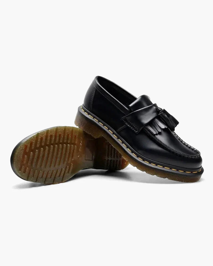 Mocasines De Cuero Con Borlas Y Suela Gruesa Para Hombre