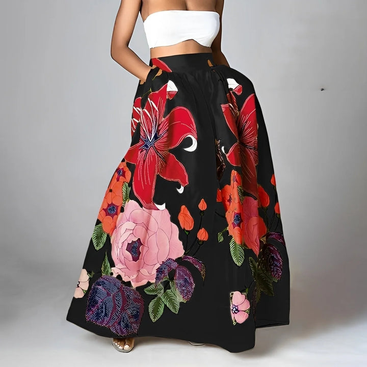 Jéssica | falda boho elegante cintura alta