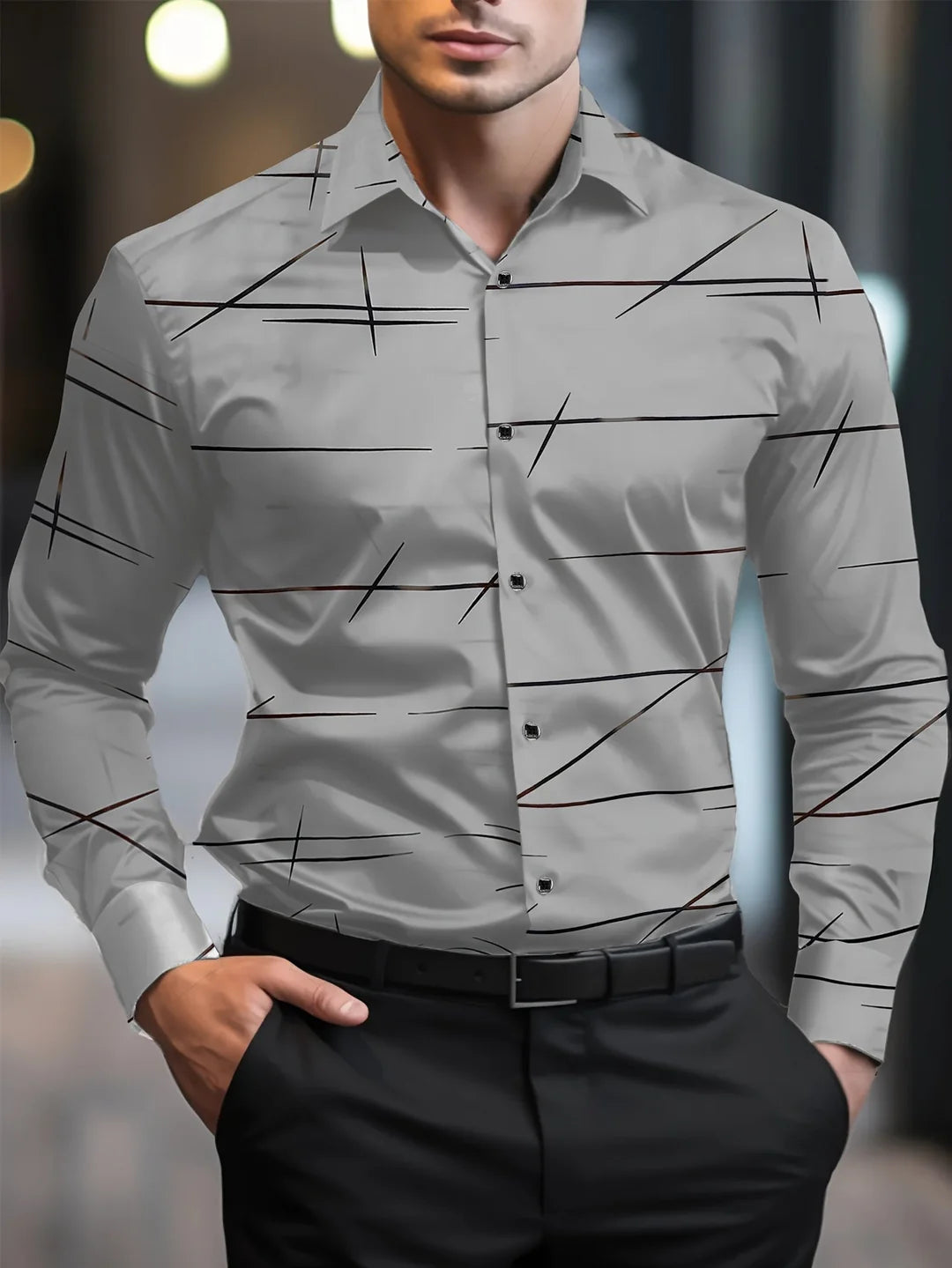 Henry™ - Camisa Slim Casual Para Hombre