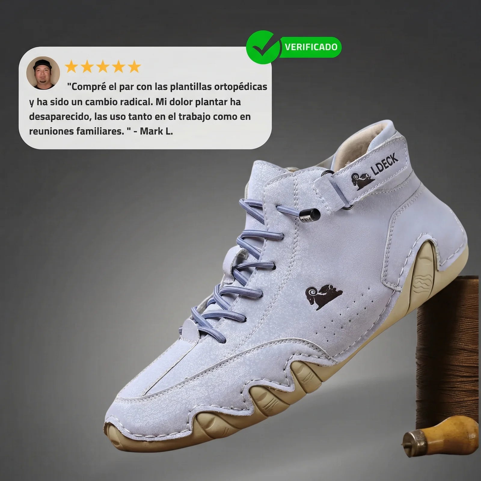 Andrés | zapatos ortopédicos impermeables y transpirables