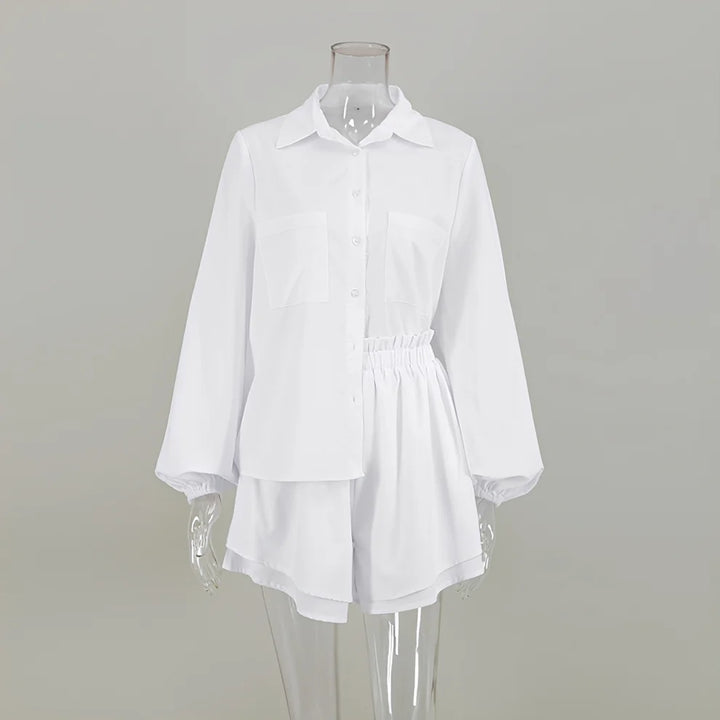 Larnie - Conjunto De Top Y Shorts Moderno