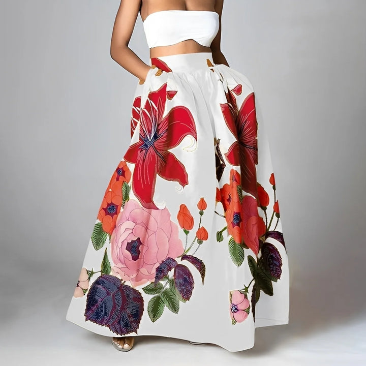 Jéssica | falda boho elegante cintura alta