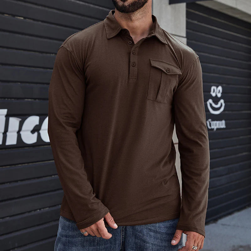 José - Camisa Casual con Bolsillos