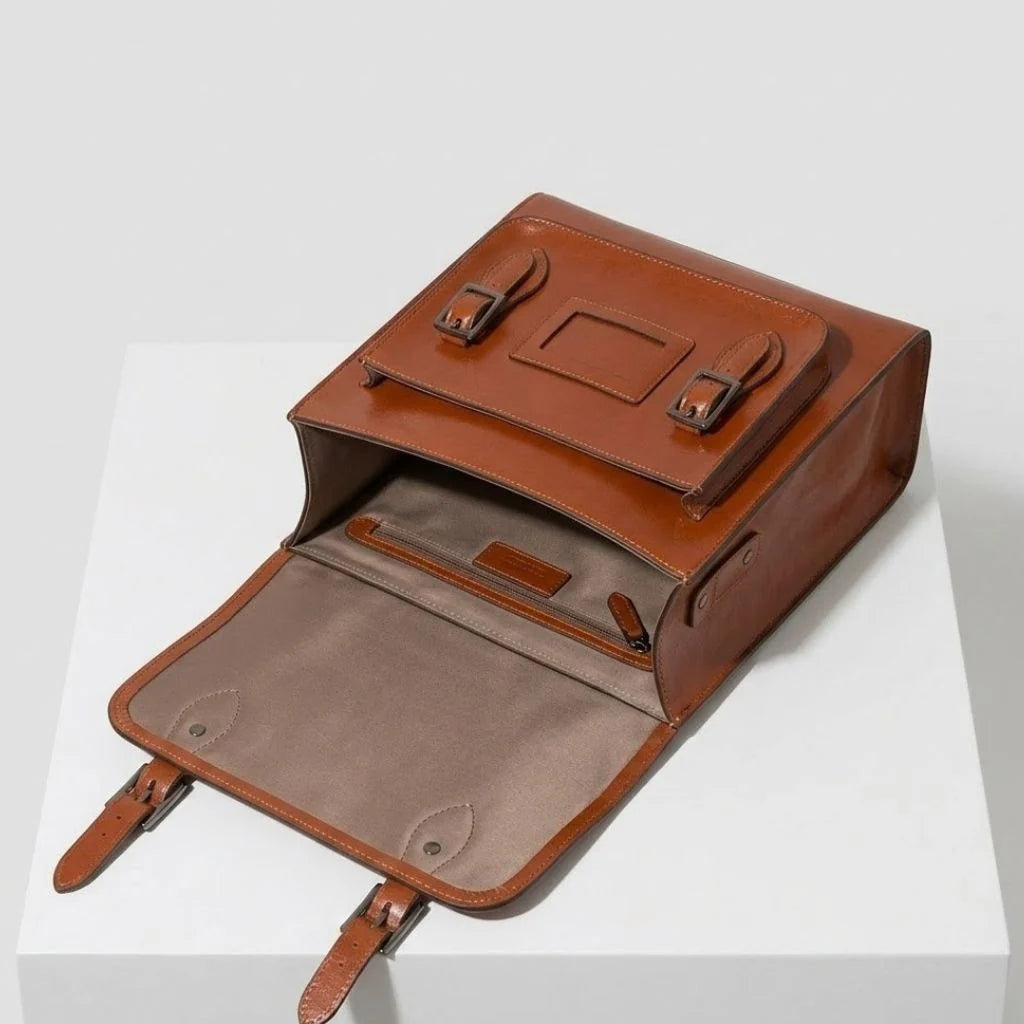Mochila Estructurada Con Solapa Clásica Y Asa Versátil