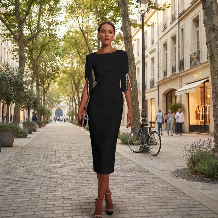VESTIDO LÁPIZ AJUSTADO SLIM FIT