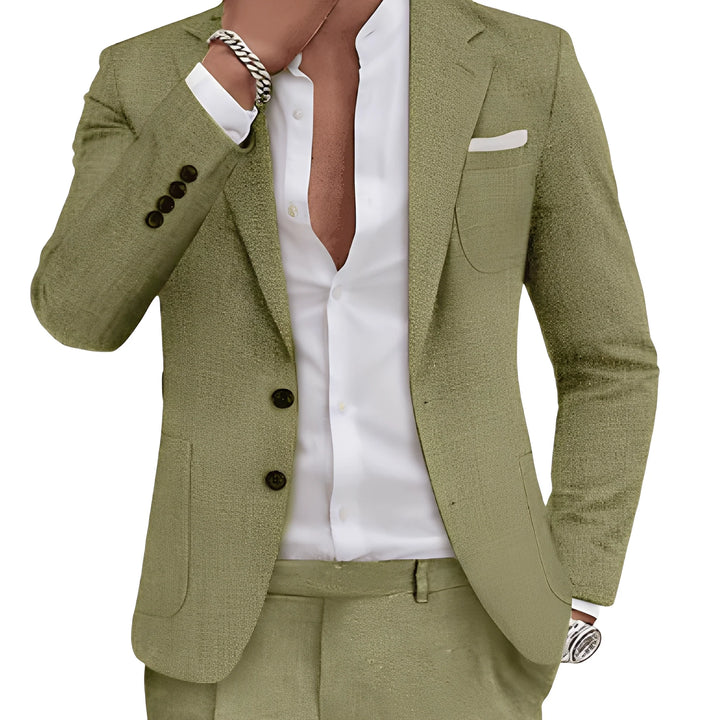 Clinton - Traje Elegante Con Bolsillos Para Hombre