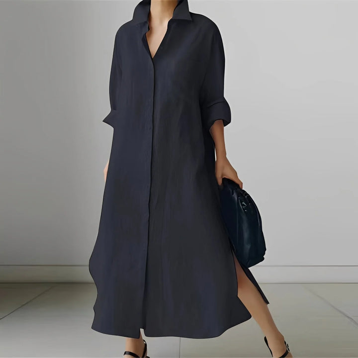 Patricia | Vestido-camisa Casual Oversize Para Mujer