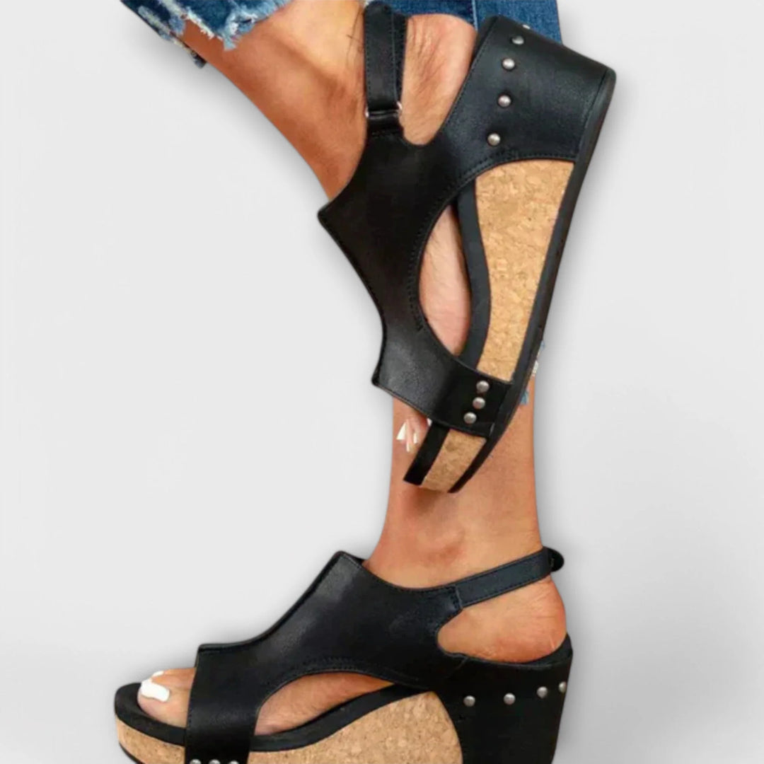 Lina - Sapatos Ortopédicos com Salto Anabela